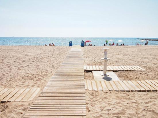 Apto Con Piscina En La Playa Cerca De Vlc Con Ac Puzol Exterior photo